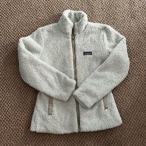 Patagonia fluffy zip up coat - size S